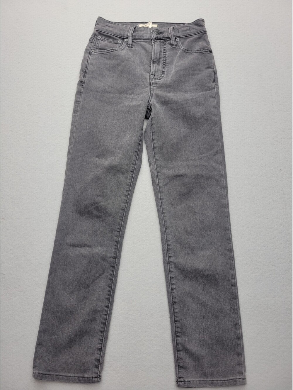 Madewell Women's Jeans Size 23 Gray Straight Medium Wash Vintage Jean